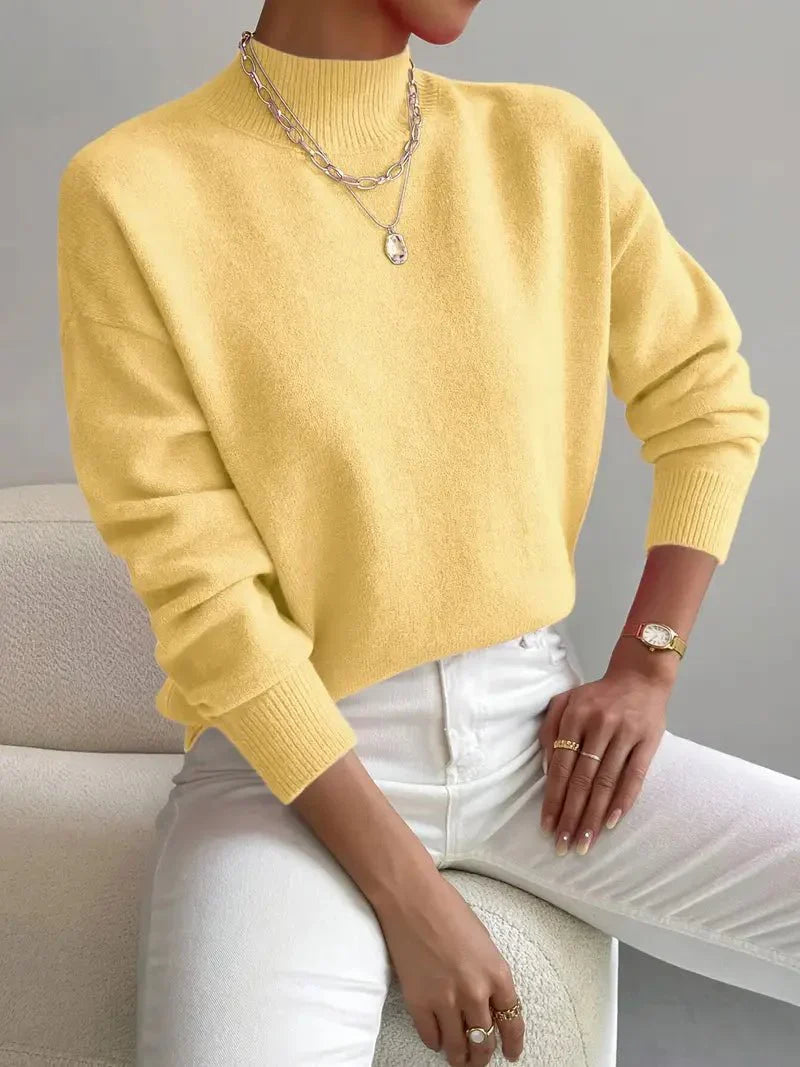 Maria™ | Elegant Soft-Touch Turtleneck
