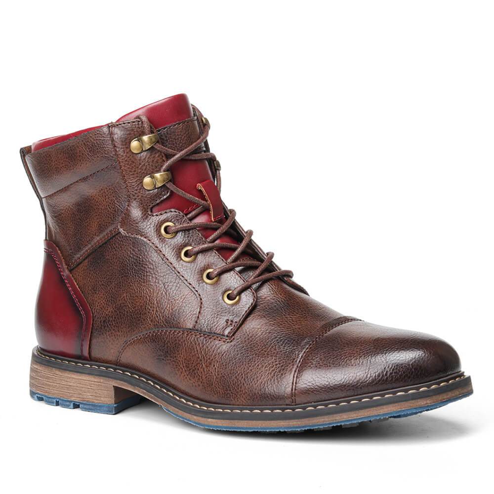 Miles | Heritage Lace-Up Leather Boots