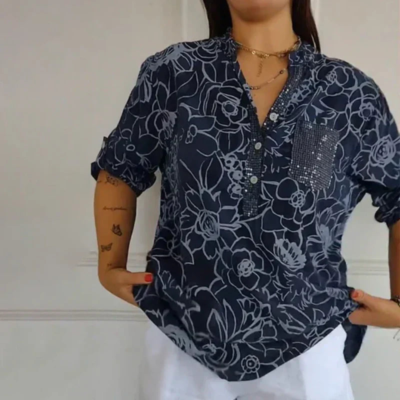 Dairine – Floral Blouse