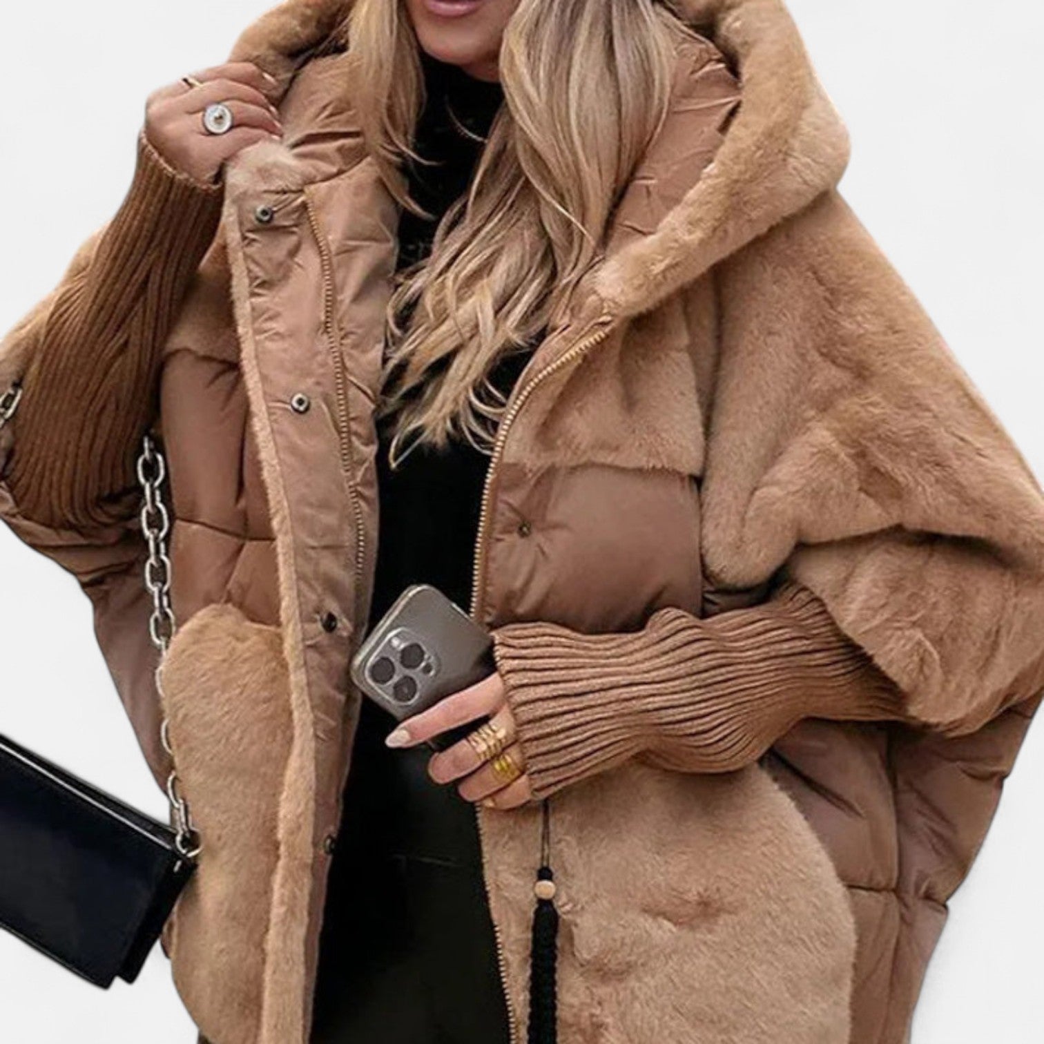 Liora | Oversized Plush Teddy Coat